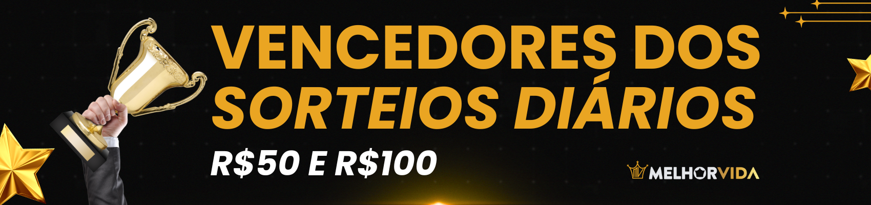 Vencedores dos Sorteios Diários