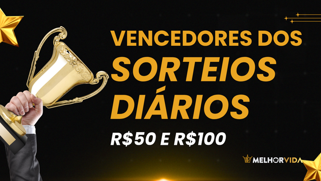Vencedores dos Sorteios Diários