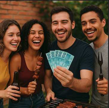 Prêmio em dinheiro de R$6.000